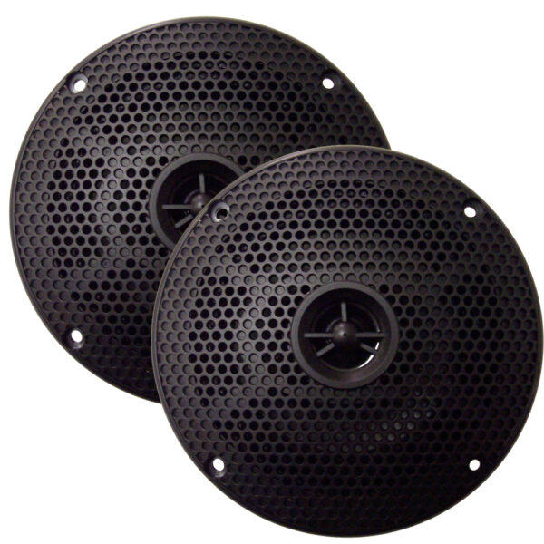 SeaWorthy SEA5632B 6.5" Coaxial 100 Watt Waterproof Marine Speakers