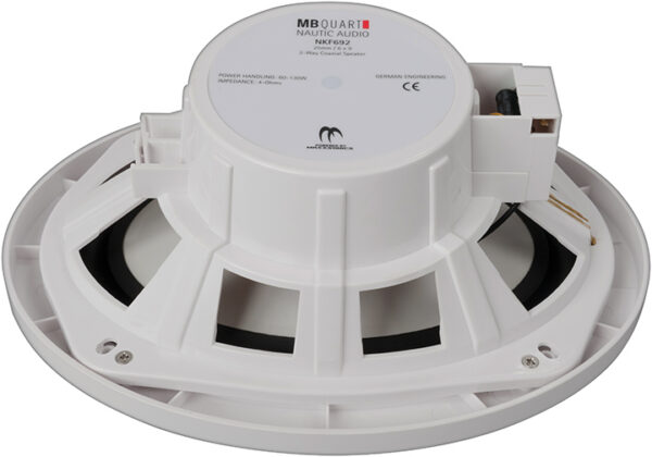 MBQuart NKF692 Nautic White 6x9" 130 Watt 2-Way Coaxial Waterproof Marine Speakers