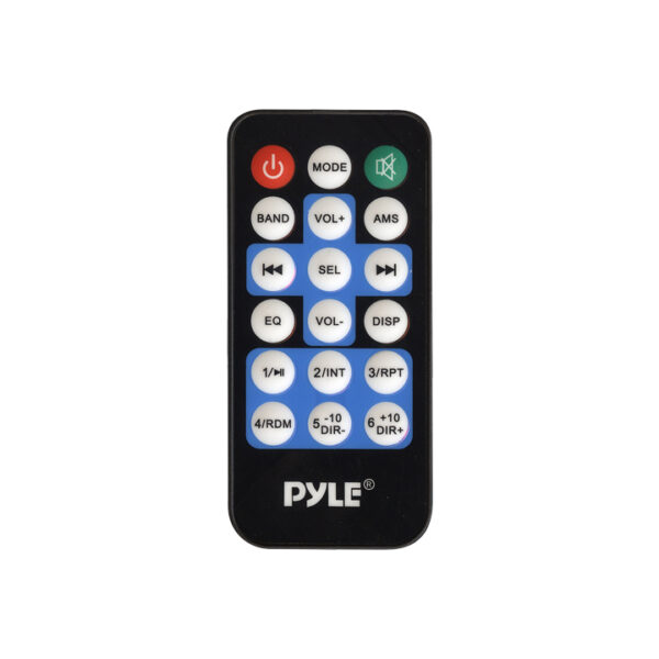 Pyle PLCD14MRKT Black AM/FM Radio Receiver CD Player With 2 Waterproof Speakers Splash Cover Wireless Remote