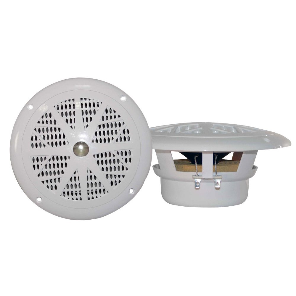 Pyle PLMR41W White 4" Dual Cone Waterproof Marine Speakers