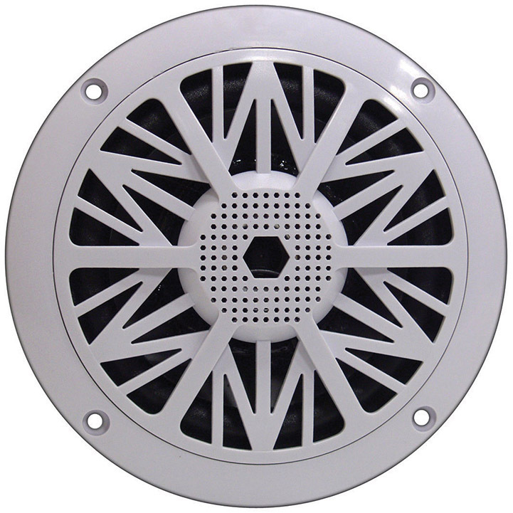 Pyle PLMR52 5.25" White 150 Watt Coaxial Waterproof Marine Speakers