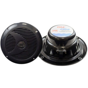 Pyle PLMR60B Black 6.5″ 150 Watt Dual Cone Waterproof Marine Speakers