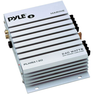 Pyle PLMRA120 240 Watt 2 Channel Waterproof Marine Amplifier