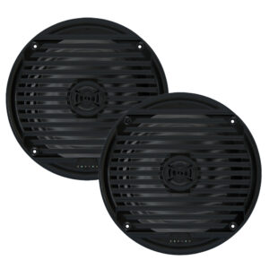 Jensen MS6007BR Black 6.5″ Coaxial 60 Watt Waterproof Marine Speakers