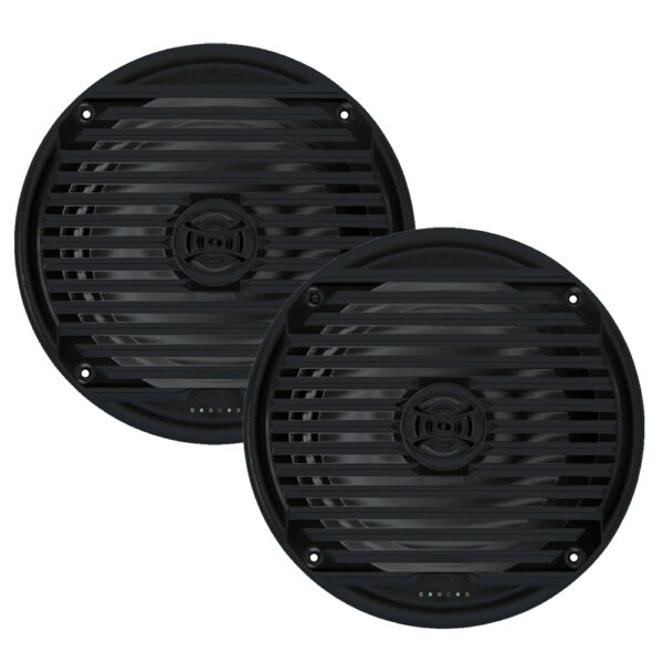 Jensen MS6007BR Black 6.5" Coaxial 60 Watt Waterproof Marine Speakers