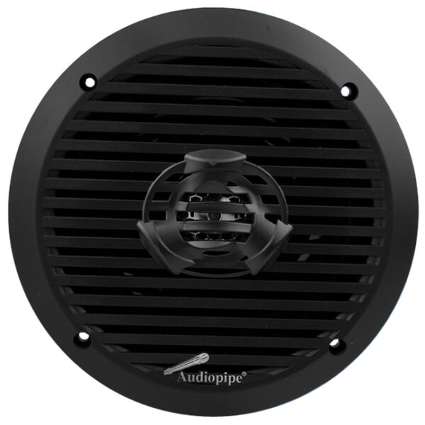 Audiopipe APSW6532BK Black 6.5" 2-Way Coaxial 200 Watt Waterproof Marine Speakers