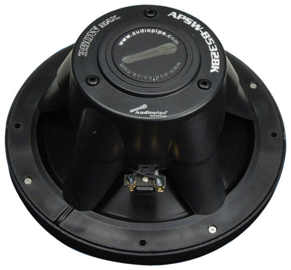 Audiopipe APSW8532BK Black 8" 350 Watt Coaxial Waterproof Marine Speakers