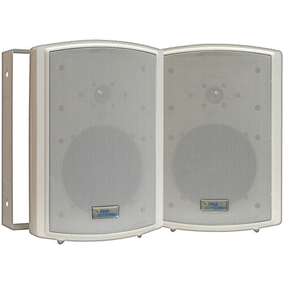 Pyle PDWR63 White 350 Watt Component Box Waterproof Marine Speakers