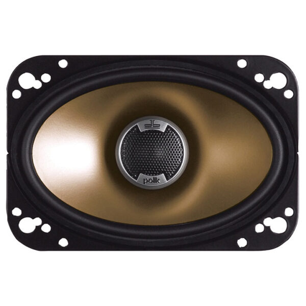 Polk Audio DB461 4X6" Coaxial 120 Watt Waterproof Marine Speakers