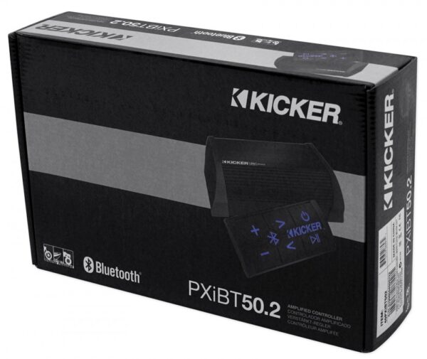 Kicker 40PXIBT502 USB Port Bluetooth Waterproof Marine Stereo