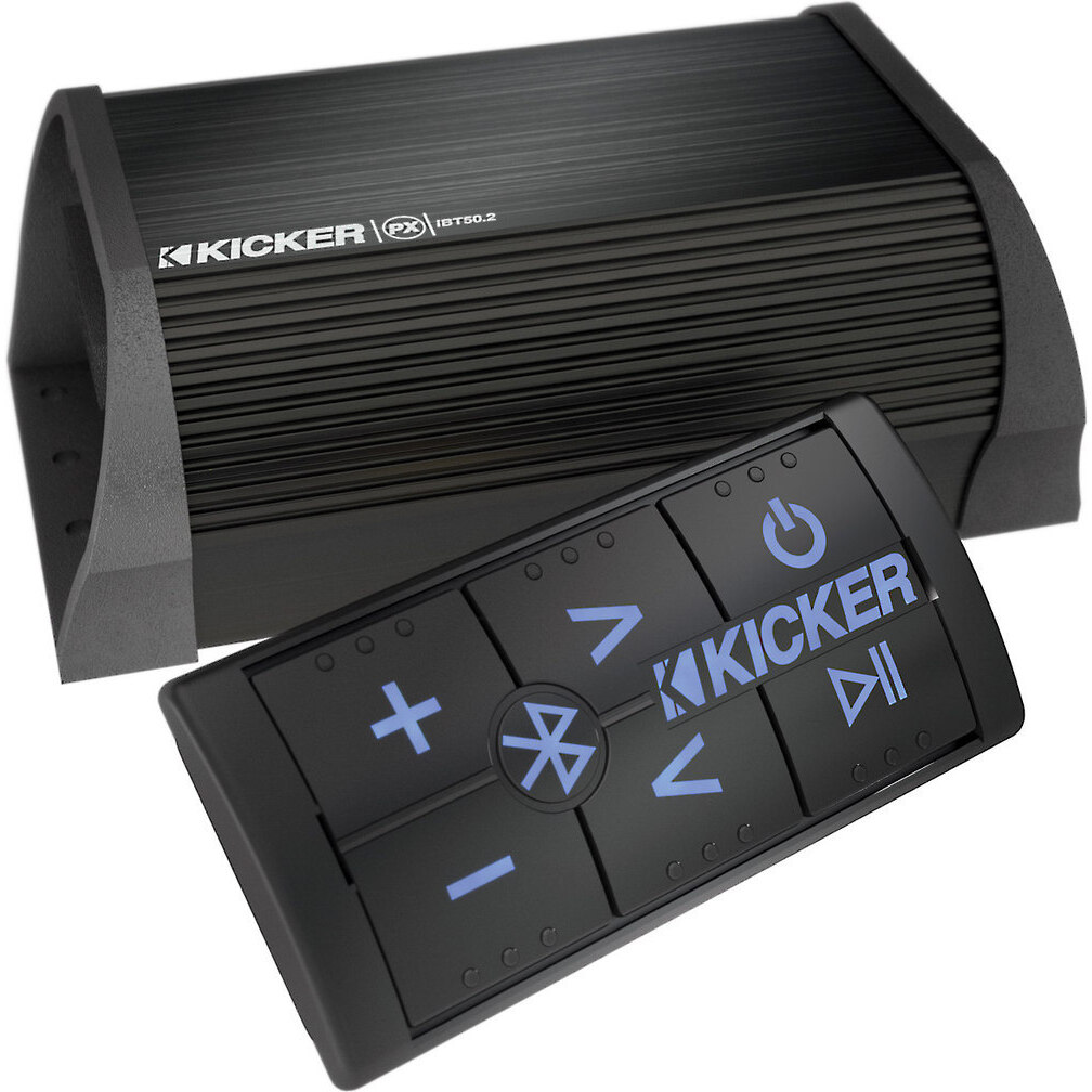 Kicker 40PXIBT502 USB Port Bluetooth Waterproof Marine Stereo