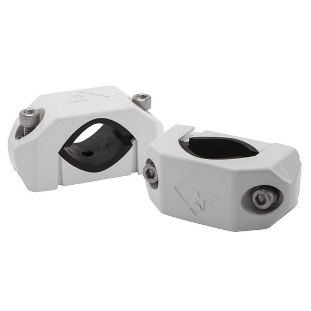 Rockford Fosgate PM-CL1 Diecast Wakeboard Tower Clamps - White