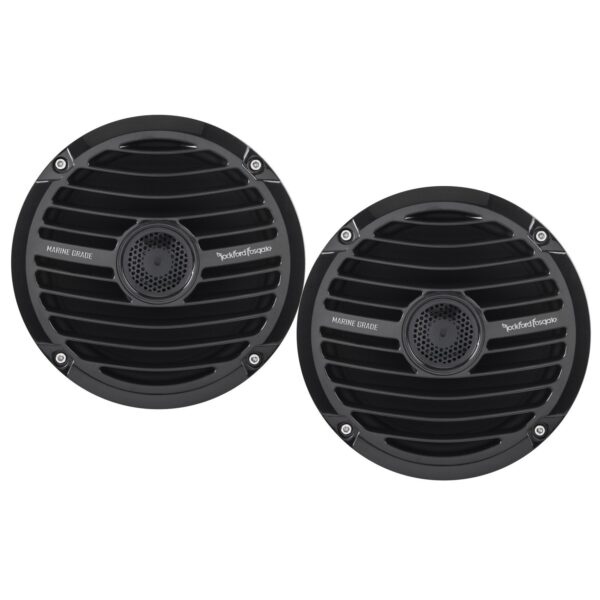Rockford Fosgate RM1652B Prime Series 6.5" Black 150 Watt Coaxial Waterproof Marine Speakers