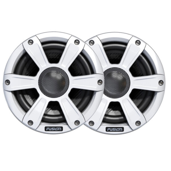 Fusion SG-FL65SPW White 6.5" 230 Watt Waterproof Marine Speakers With LED Lighting