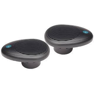 PQN Audio Spa25-4GFLD Graphite 2.5" 4 ohm 30 Watt Waterproof Speakers With LED Accent Lighting