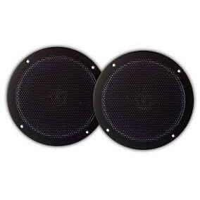 PQN Audio ECO50-4B Black 5″ Ultra Slim Mount 4 ohm Full Range Waterproof Speakers