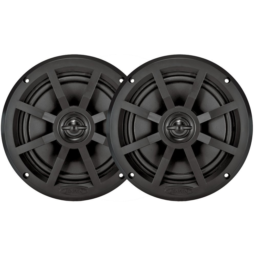 SoundStorm H2O6B 6.5" Black 250 Watt Coaxial Waterproof Marine Speakers