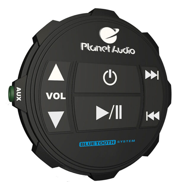 Planet Audio PATV85 8" 700 Watt USB Charging Bluetooth Waterproof Stereo System With LED Light Strip For ATVs PWCs
