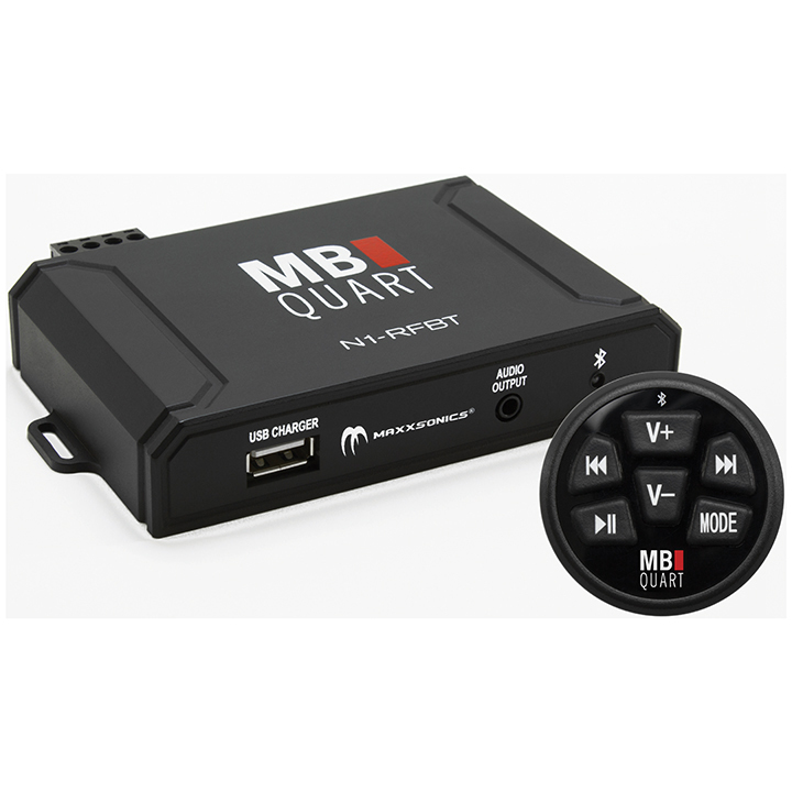 MBQuart N1-RFBT Bluetooth Controller Marine Stereo With USB Charging Port