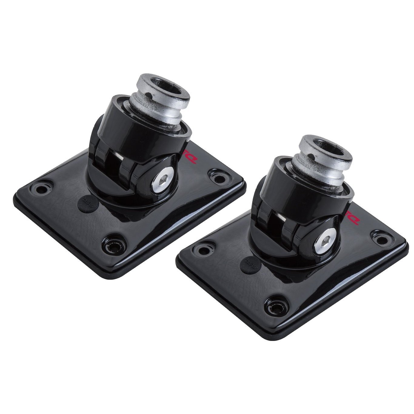 DS18 FLMBB Black Flat Mounts For DS18 Wakeboard Tower Speakers