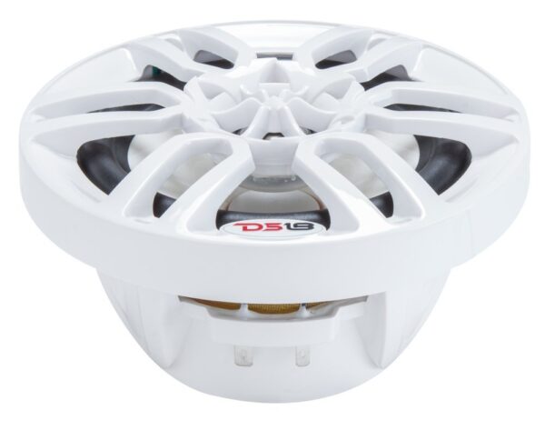DS18 NXL6 White 6.5" 300 Watt Waterproof Marine Speakers With RGB LED Accent Lighting
