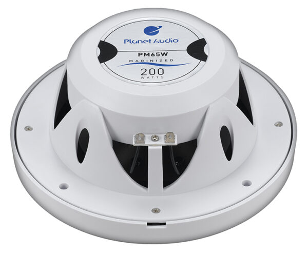 Planet Audio PM65W White 6.5" Coaxial 200 Watt Waterproof Marine Speakers
