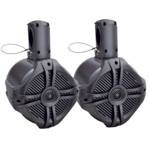 Power Acoustik MWT65T Titanium  6.5″ 500 Watt Waterproof Wakeboard Tower Speakers