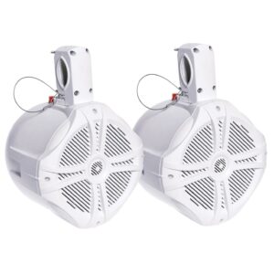 Power Acoustik MWT65W White  6.5″ 500 Watt Waterproof Wakeboard Tower Speakers