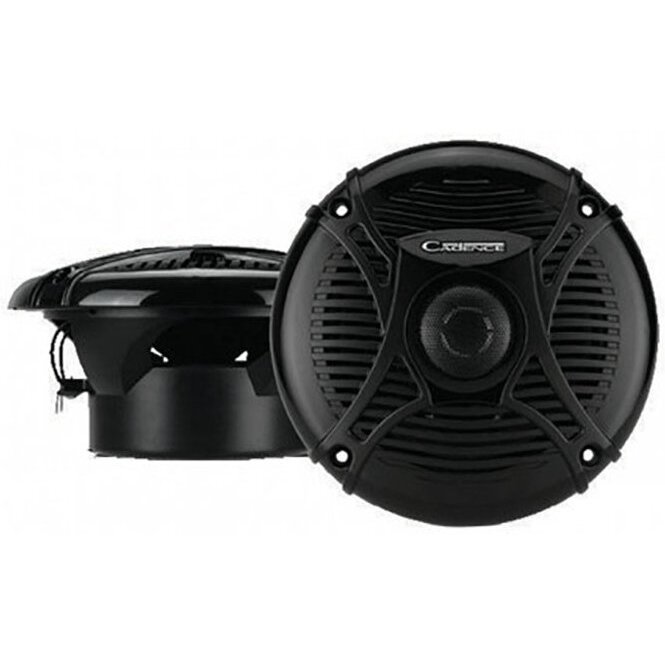 Cadence SQS65B Black 6.5" Coaxial 100 Watt Waterproof Marine Speakers