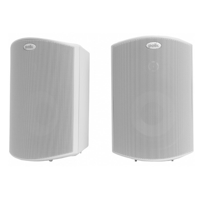 Polk Audio ATRIUM6W White 5.25" 200 Watt Box Component Waterproof Outdoor Speakers