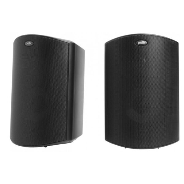 Polk Audio ATRIUM6B Black 5.25" 200 Watt Box Component Waterproof Outdoor Speakers