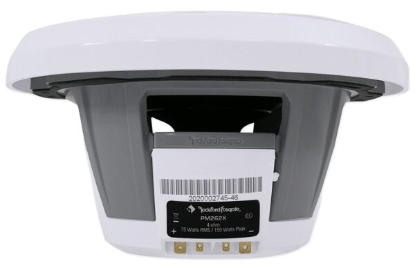 Rockford Fosgate PM2652X 6.5" White Coaxial 170 Watt Waterproof Marine Speakers