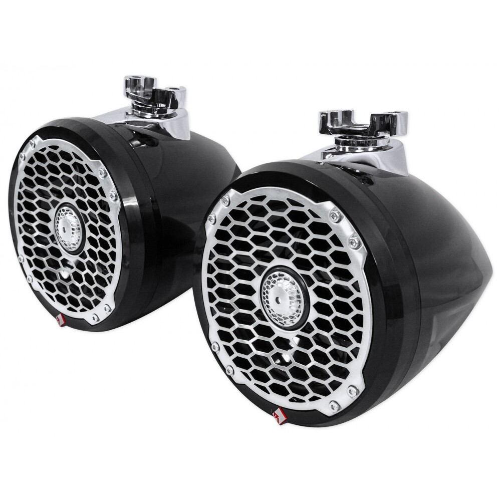 Rockford Fosgate PM2652W-MB 6.5" Mini Black 170 Watt Waterproof Wakeboard Tower Speakers