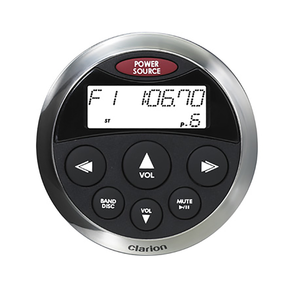 Clarion CMRC1BSS Wired Waterproof Remote With LCD Display