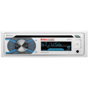 Boss Audio MR508UABW White AM/FM Radio Receiver CD Player USB Port Bluetooth 200 Watt Marine Stereo