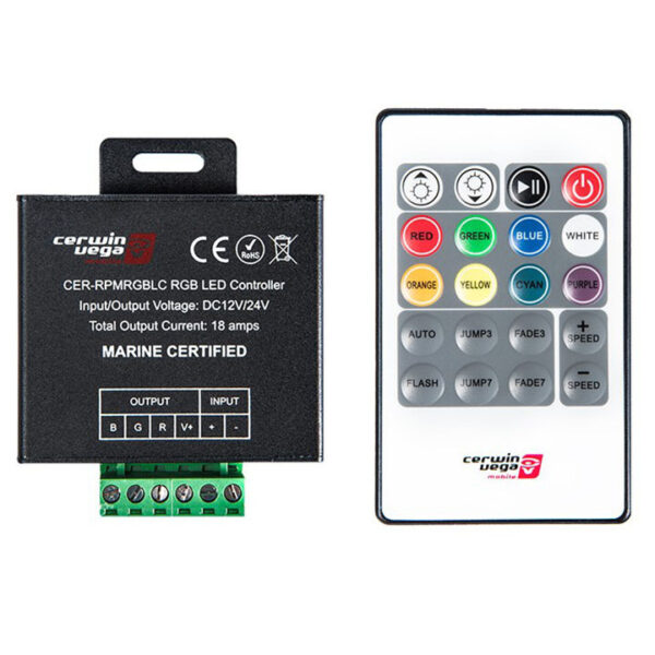 Cerwin Vega RPMRGBLC Marine Rated RF Remote Control For RGB LED Accent Lights