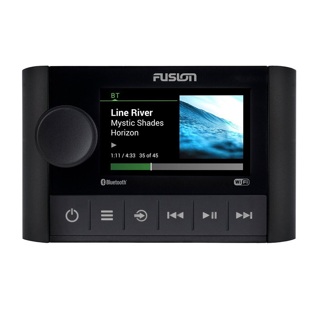 Fusion MS-SRX400 Apollo Series AM/FM Radio Receiver Bluetooth WiFi 140 Watt Waterproof Marine Stereo With Full Color Display