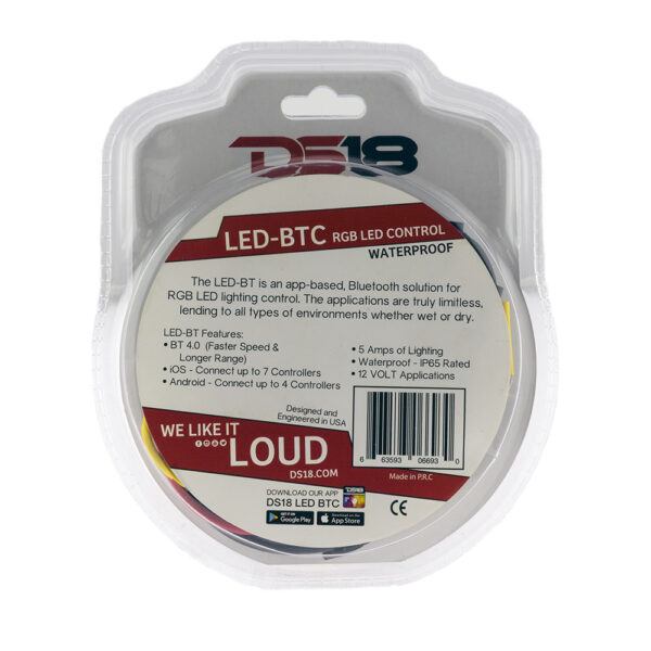 DS18 LED-BTC Waterproof Bluetooth Wireless Reciever For Controlling LED Lights From Smart Phones