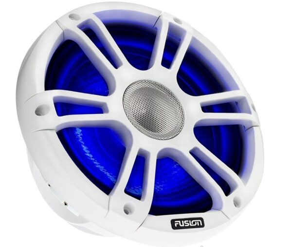 Fusion SG-CL77SPW White 7.7" Signature Series 280 Watt Waterproof Marine Speakers With LED Accent Lighting