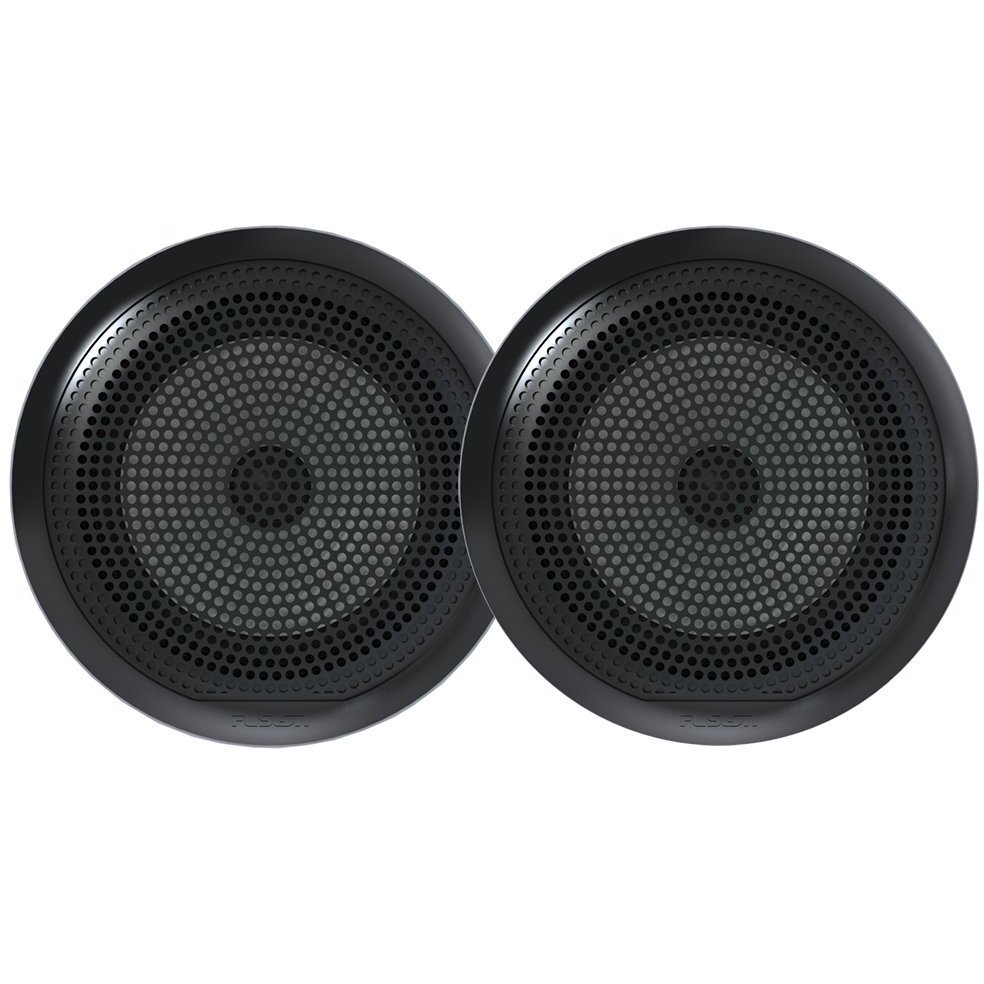 Fusion EL-F651B Black 6.5" 80 Watt Shallow Mount Waterproof Marine Speakers