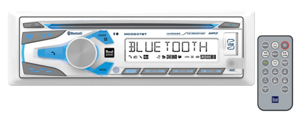 Dual MCD237BT AM/FM Radio Receiver CD Player USB Port Bluetooth 200 Watt Marine Stereo