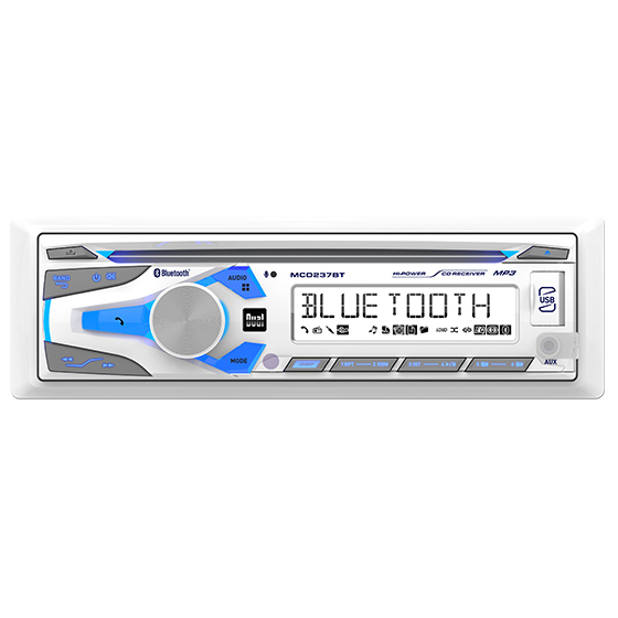 Dual MCD237BT AM/FM Radio Receiver CD Player USB Port Bluetooth 200 Watt Marine Stereo