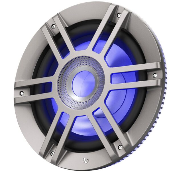 Infinity 1050M 10" Coaxial 900 Watt Waterproof Marine Subwoofer With RGB LED Accent Lighting