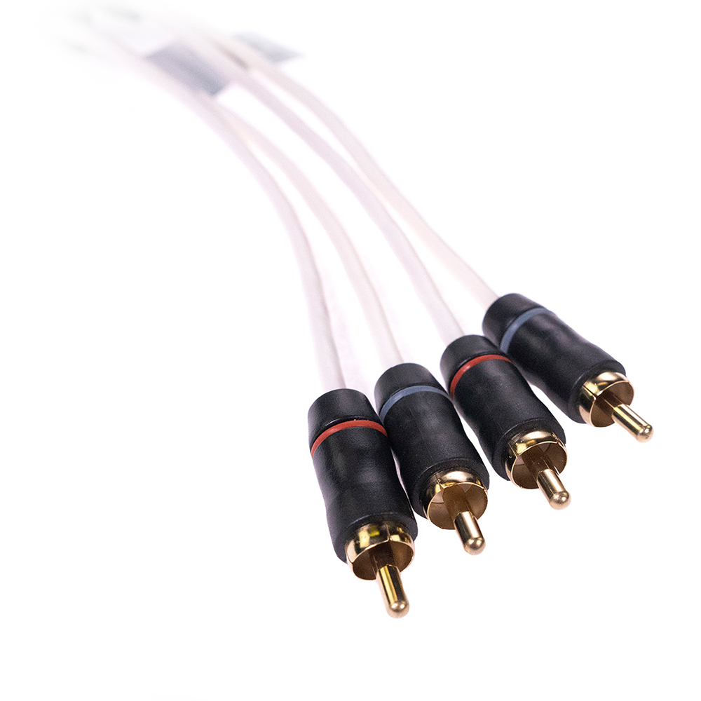 Fusion MS-FRCA6 6&39; 4-Way Shielded RCA Cable 010-12618-00