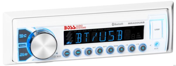 Boss Audio MR400UAB AM/FM Radio Receiver USB Port Bluetooth 200 Watt Marine Stereo