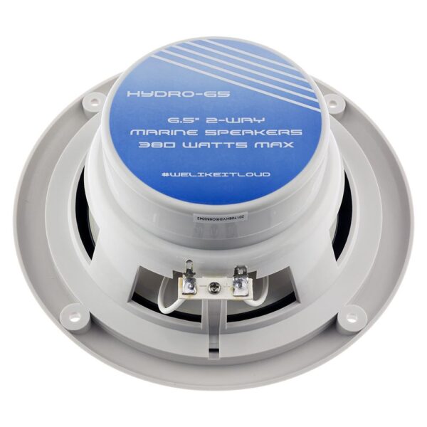 DS18 HYDRO65 6.5" White 380 Watt Waterproof Marine Speakers