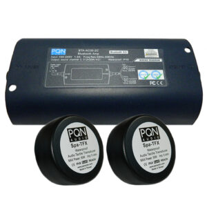 PQN Audio  BTA-AC30-2C AC Powered Waterproof Bluetooth Amplifier with 2 SPATFX Transducers
