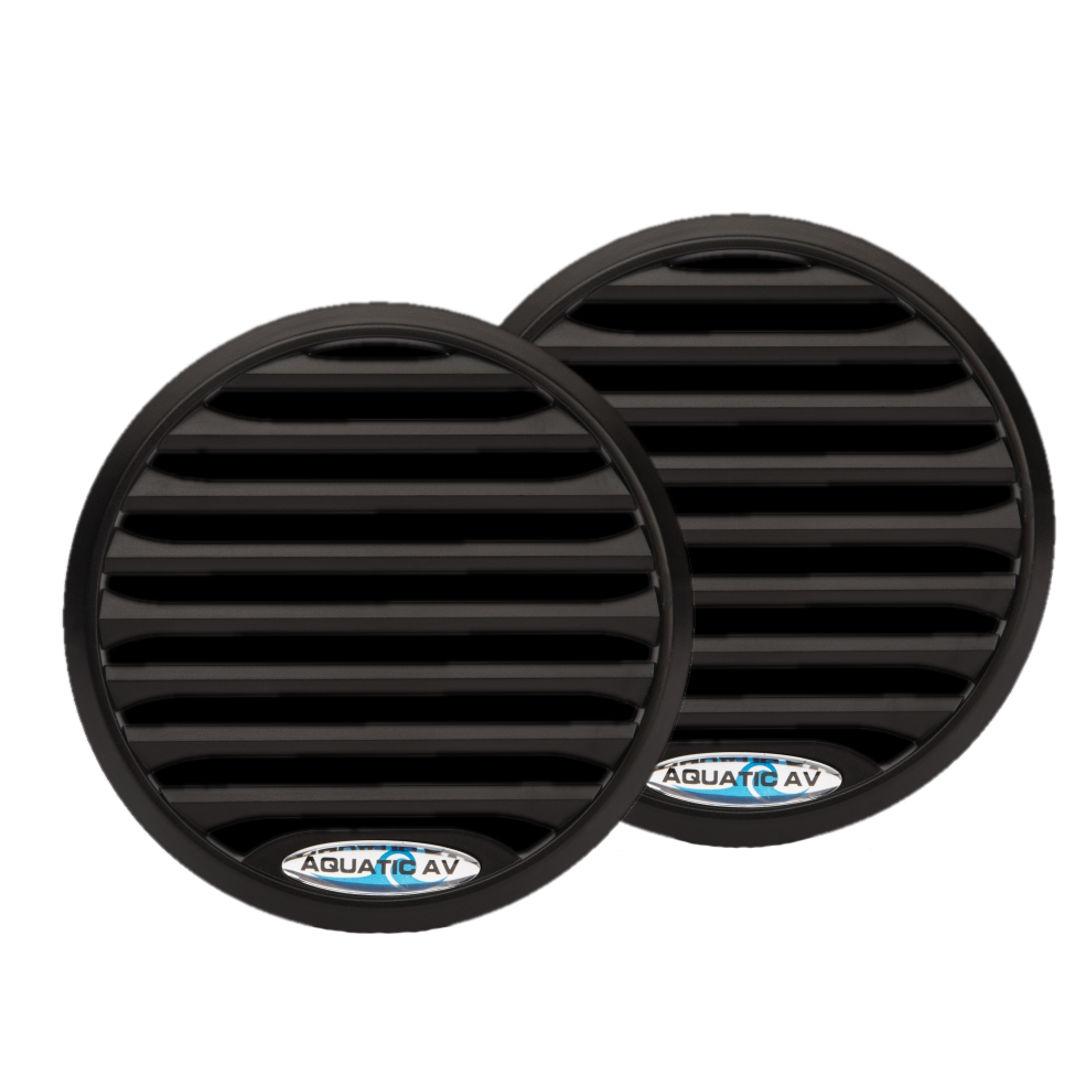 Aquatic AV SP304 3" Black 70 Watt (Pair) Waterproof Marine Speakers
