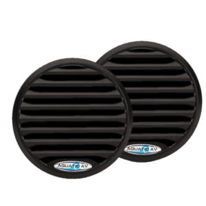 Aquatic AV SP326 Black 2″ 30 Watt Waterproof Marine Speakers