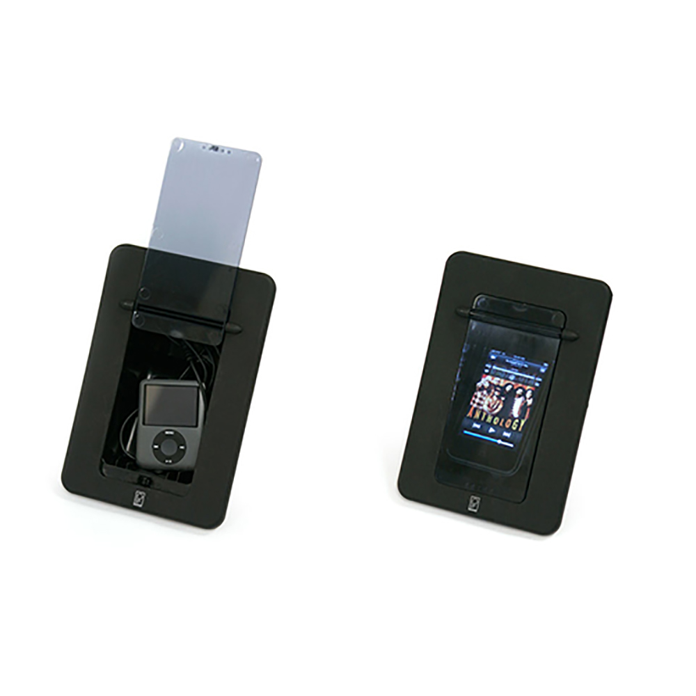 Poly-Planar Spa Side Smartphone Enclosure With Door - Black